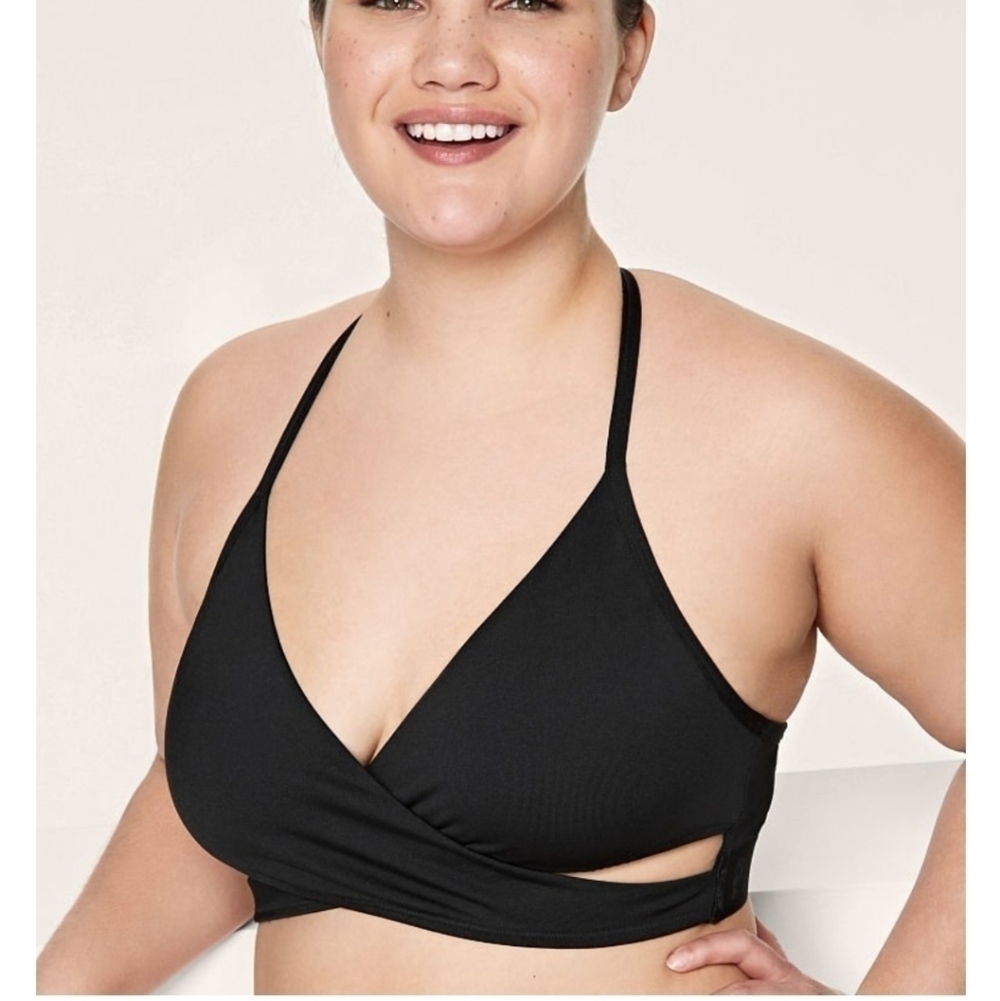 VS PINK GYM TO SWIM MINI BIKINI BOTTOMS & WRAP TOP•NWT•L - Picture 5 of 13